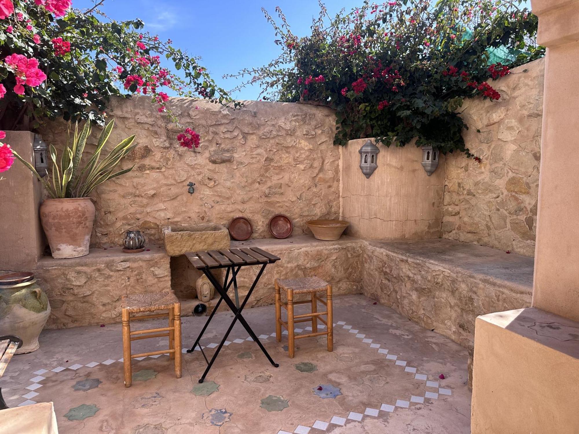 Casa Con Vistas Al Mar Y Patio De Buganvillas Aigues Exterior photo